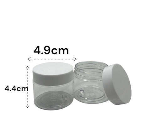 White lid container